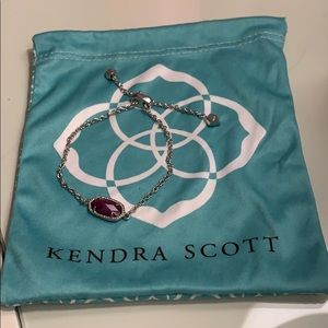 Kendra Scott Elaina bracelet Purple Jade stone